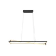 Pendul Trio EDGE metal, negru, LED, 2300K-3000K-4000K, 35W, 4100lm - 326810132