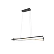 Pendul Trio EDGE metal, negru, LED, 2300K-3000K-4000K, 35W, 4100lm - 326810132