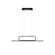 Pendul Trio AICK metal, negru, LED, 3000K, 38W, 4500lm - 327210332