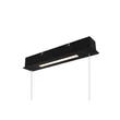 Pendul Trio AICK metal, negru, LED, 3000K, 38W, 4500lm - 327210332