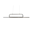 Pendul Trio AICK metal, negru, LED, 3000K, 38W, 4500lm - 327210332