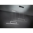 Pendul Trio AICK metal, negru, LED, 3000K, 38W, 4500lm - 327210332