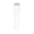 Pendul Trio BAXTER  metal, gri, LED, 70W, 2300-3000-4000K, 8300Lm - 330632076