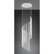Pendul Trio BAXTER  metal, gri, LED, 70W, 2300-3000-4000K, 8300Lm - 330632076