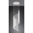 Pendul Trio BAXTER  metal, gri, LED, 70W, 2300-3000-4000K, 8300Lm - 330632076