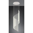 Pendul Trio BAXTER  metal, gri, LED, 70W, 2300-3000-4000K, 8300Lm - 330632076