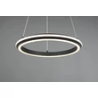 Pendul Trio AMADOR metal, negru, alb, LED, 34W, 2300-3000-4000K, 4000Lm - 331010132