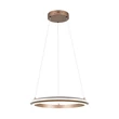 Pendul Trio AMADOR metal, maro, alb, LED, 34W, 2300-3000-4000K, 4000Lm - 331010165