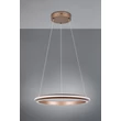 Pendul Trio AMADOR metal, maro, alb, LED, 34W, 2300-3000-4000K, 4000Lm - 331010165