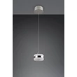 Pendul Trio DIOS metal, acril, nichel , alb, LED, 8W, 2300-3000-4000K, 800Lm - 331410107