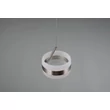 Pendul Trio DIOS metal, acril, nichel , alb, LED, 8W, 2300-3000-4000K, 800Lm - 331410107