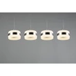 Pendul Trio DIOS metal, acril, nichel , alb, LED, 32W, 2300-3000-4000K, 3200Lm - 331410407