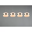 Pendul Trio DIOS metal, acril, nichel , alb, LED, 32W, 2300-3000-4000K, 3200Lm - 331410407