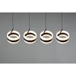 Pendul Trio DIOS metal, acril, negru , alb, LED, 32W, 2300-3000-4000K, 3200Lm - 331410432