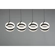 Pendul Trio DIOS metal, acril, negru , alb, LED, 32W, 2300-3000-4000K, 3200Lm - 331410432