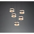 Pendul Trio DIOS metal, acril, negru , alb, LED, 40W, 2300-3000-4000K, 4000Lm - 331430532