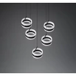 Pendul Trio DIOS metal, acril, negru , alb, LED, 40W, 2300-3000-4000K, 4000Lm - 331430532