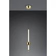 Pendul Trio MELITA metal, acril, alama, alb, LED, 6W, 2300-3000-4000K, 600Lm - 331510108