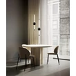 Pendul Trio MELITA metal, acril, negru, alb, LED, 6W, 2300-3000-4000K, 600Lm - 331510132
