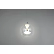Pendul Trio FLYNT metal, sticla, alb, transparent, LED, 11W, 2300-3000-4000K, 1150Lm - 331610106
