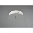 Pendul Trio FLYNT metal, sticla, alb, transparent, LED, 11W, 2300-3000-4000K, 1150Lm - 331610106