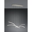 Pendul Trio SPIDER metal, acril, nichel, alb, LED, 46W, 2700-6500K, 5350Lm - 332810307