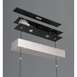 Pendul Trio DONEGAL metal, nichel, LED, 40W, 2700-6500K, 4650Lm - 333310207