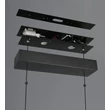 Pendul Trio DONEGAL metal, negru, LED, 40W, 2700-6500K, 4650Lm - 333310232