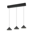 Pendul Trio LAGUNA metal, negru, LED, 15W, 2300-3000-4000K, 1500Lm - 336210332