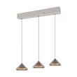 Pendul Trio LAGUNA metal, maro, LED, 15W, 2300-3000-4000K, 1500Lm - 336210365