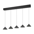 Pendul Trio LAGUNA metal, negru, LED, 25W, 2300-3000-4000K, 2500Lm - 336210532