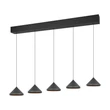 Pendul Trio LAGUNA metal, negru, LED, 25W, 2300-3000-4000K, 2500Lm - 336210532