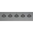 Pendul Trio LAGUNA metal, negru, LED, 25W, 2300-3000-4000K, 2500Lm - 336210532