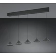 Pendul Trio LAGUNA metal, negru, LED, 25W, 2300-3000-4000K, 2500Lm - 336210532