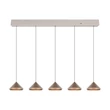 Pendul Trio LAGUNA metal, maro, LED, 25W, 2300-3000-4000K, 2500Lm - 336210565