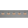 Pendul Trio LAGUNA metal, maro, LED, 25W, 2300-3000-4000K, 2500Lm - 336210565