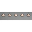 Pendul Trio LAGUNA metal, maro, LED, 25W, 2300-3000-4000K, 2500Lm - 336210565