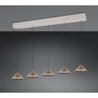 Pendul Trio LAGUNA metal, maro, LED, 25W, 2300-3000-4000K, 2500Lm - 336210565