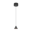Pendul Trio ROMEO metal, negru, LED, 7W, 2300-3000-4000K, 700Lm - 337010132