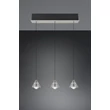Pendul Trio ROMEO metal, nichel, LED, 21W, 2300-3000-4000K, 2100Lm - 337010307