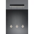 Pendul Trio ROMEO metal, nichel, LED, 21W, 2300-3000-4000K, 2100Lm - 337010307
