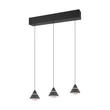 Pendul Trio ROMEO metal, negru, LED, 21W, 2300-3000-4000K, 2100Lm - 337010332