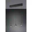 Pendul Trio ROMEO metal, negru, LED, 21W, 2300-3000-4000K, 2100Lm - 337010332