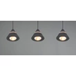 Pendul Trio ROMEO metal, negru, LED, 21W, 2300-3000-4000K, 2100Lm - 337010332