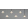Pendul Trio ROMEO metal, nichel, LED, 42W, 2300-3000-4000K, 4200Lm - 337010607