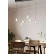 Pendul Trio ROMEO metal, nichel, LED, 42W, 2300-3000-4000K, 4200Lm - 337010607