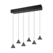 Pendul Trio ROMEO metal, negru, LED, 42W, 2300-3000-4000K, 4200Lm - 337010632
