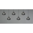 Pendul Trio ROMEO metal, negru, LED, 42W, 2300-3000-4000K, 4200Lm - 337010632