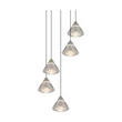 Pendul Trio ROMEO metal, nichel, LED, 35W, 2300-3000-4000K, 3500Lm - 337030507
