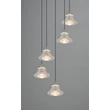 Pendul Trio ROMEO metal, nichel, LED, 35W, 2300-3000-4000K, 3500Lm - 337030507